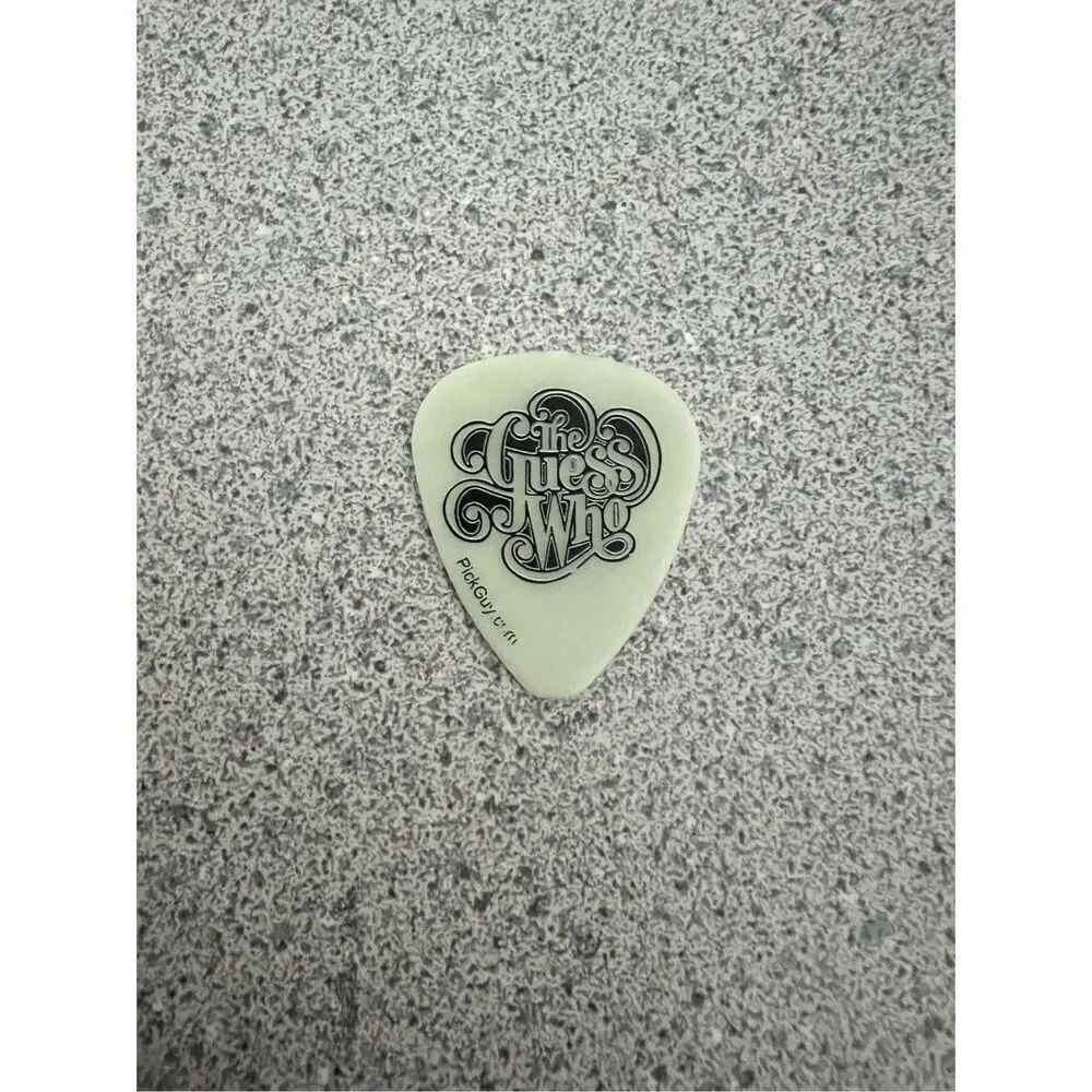 The Guess Who Michael Devin Stage Played signed Guitar Pick Whitesnake Bass